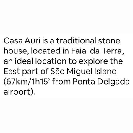 Casa Auri Faial da Terra